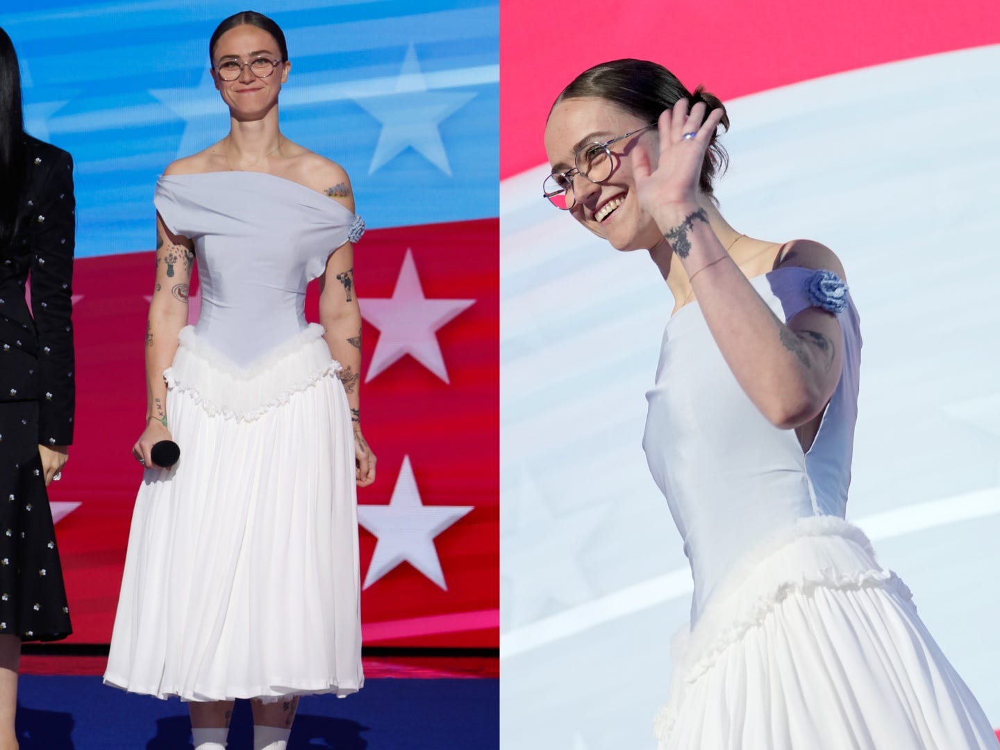 the-tiktok-famous-designer-behind-ella-emhoff’s-dnc-dress-said-it-was-a-modern-take-on-a-tea-party-look